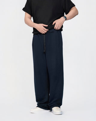 Quần Nỉ French Terry Nam Ống Rộng