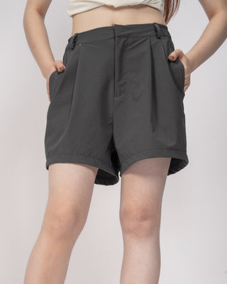 Quần Short Nữ Xếp Ly Co Giãn