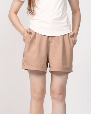 Quần Short Nữ Xếp Ly Co Giãn