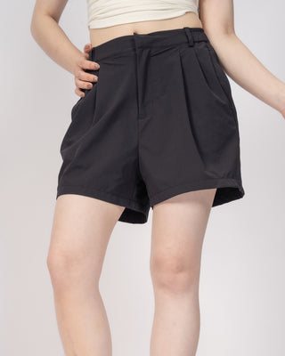 Quần Short Nữ Xếp Ly Co Giãn