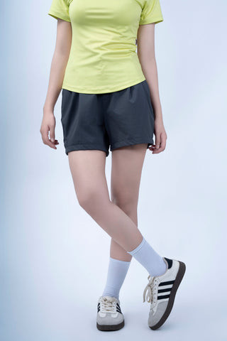 Quần Short Xếp Ly Co Giãn
