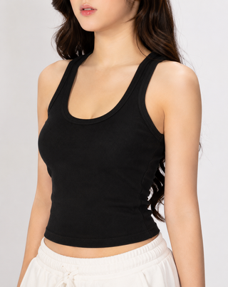 Áo Ba Lỗ Nữ Thun Tăm Rib Knit