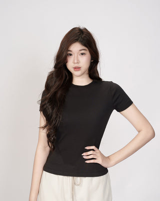 Áo Thun Tăm Nữ Rib Knit