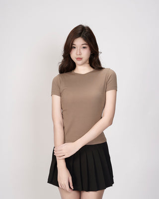 Áo Thun Tăm Nữ Rib Knit