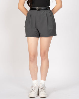 Quần Short Nữ Xếp Ly Co Giãn